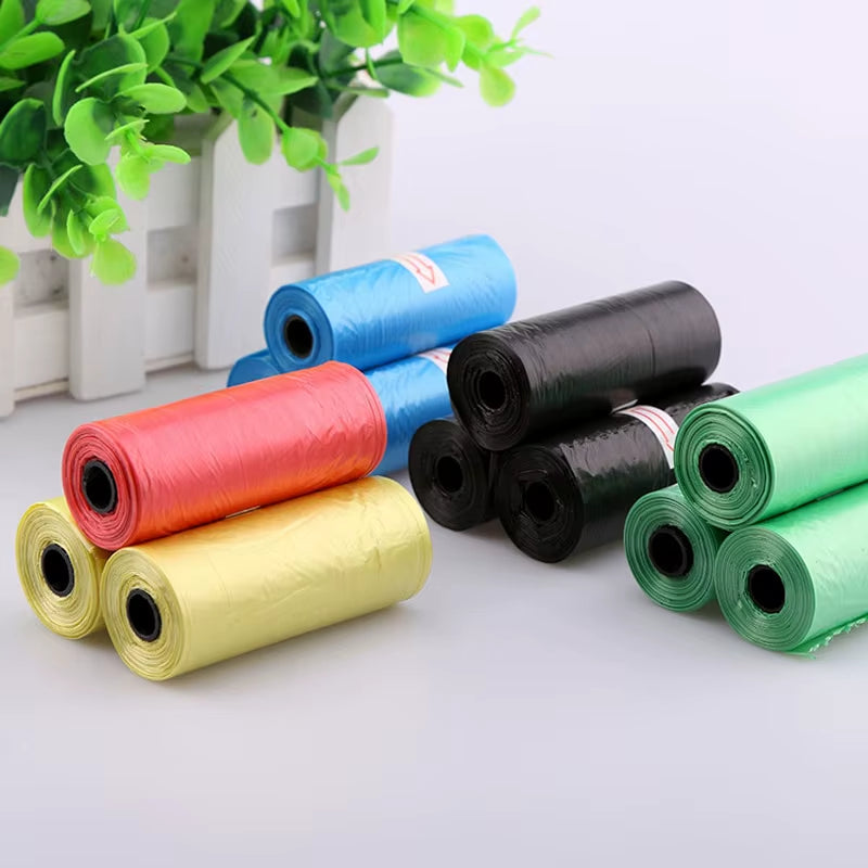 Dog or Pet Poop Bags, Collector, Spoon Holder, Bag for Puppies and Cats, Small Rolls, Factory Price