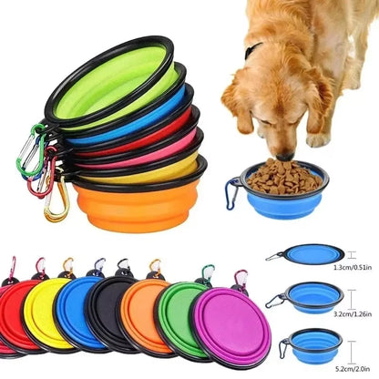 Cuenco Plegable Para Mascotas De 350Ml, Suministros Para Perros, Cuenco Portátil Para Viajes Al Aire Libre, Dog Accessories